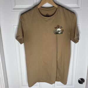 Peace of Mind Men's Medium Olive T-Shirt Graphic NEW